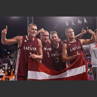 3x3 basketbola izaicinājumi. Studijā pirms došanās uz ASV Kārlis Pauls Lasmanis