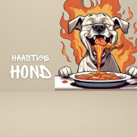 Haastige Hond deur Theo Geyser