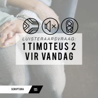 1 Timoteus 2 vir vandag