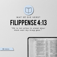 Wat sê die Vers? Fil 4:13