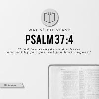 Wat sê die vers? Psalm 37:4