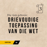 Die Tien gebooie: Drievoudige toepassing van die Wet