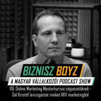 119. Online Marketing Mesterkurzus cégvezetőknek - Gál Kristóf levizsgáztat minket KKV marketingből
