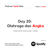 #Dailycast Day 20 from @sari_tjakra - Olahraga dan Angka