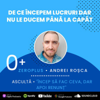 încep să fac ceva, dar apoi renunț