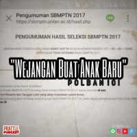 WEJANGAN BUAT ANAK BARU | #POLBAN101