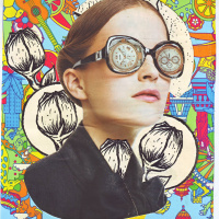 17. Ngoding dalam liburan abstrak