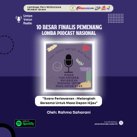 Melangkah Bersama Untuk Masa Depan Hijau - Lomba Podcast Nasional (HUT LPM Mimbar Untan ke-25) 