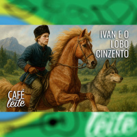 Café Com Leite Especial -Ivan e o Lobo Cinzento - sobre coragem, sabedoria, inveja e gratidão