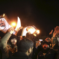 How do Iranians view the split with Saudi Arabia?