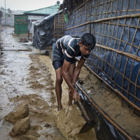 Monsoon rains spell disaster for Bangladeshs Rohingya refugees