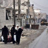 Syria rebels in talks with Russia