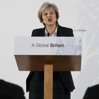 UK prime minister sets out Brexit goals