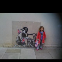 Banksy child labour stencil in Wood Green: residents tell 94.9 why its put the area on the map