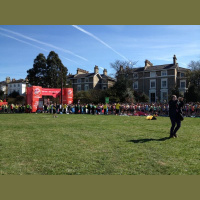 Maria Wadey from Somerset is running the #londonmarathon in aid of breast cancer. She goes in for her mastectomy on Wednesday.