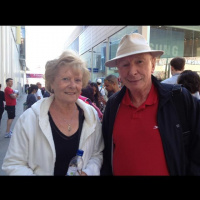 Chris and Jean Parle from Buckhurst Hill tell @annareporting theyre here searching for tickets.