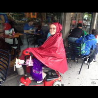 Kay-Anne from Southend tells @annareporting she has come up specially for the #Paratorch relay.