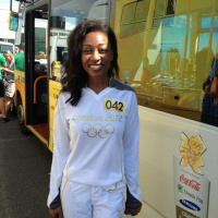 @Beverleyknight tells @annareporting what an honour it is to carry the #OlympicTorch 