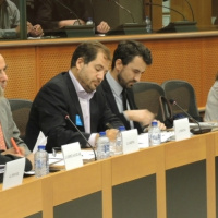 Francisco de Borja Lasheras en la conferencia sobre la crisis de refugiados en Bruselas