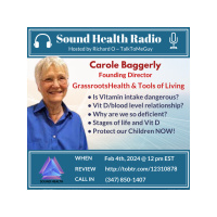 Carole Baggerly ~ GrassrootsHealth Moving Vitamin D Research into Practice—NOW!