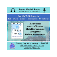 Judith D. Schwartz: Soil - Water - Climate Connections  Solutions
