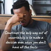 Feeling crazy because you dont have the answers