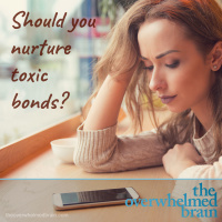 Toxic bonds that might need breaking
