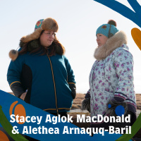 Stacey Aglok MacDonald  Alethea Arnaquq-Baril: Their new comedy North of North