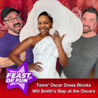 Tems’ Oscar Dress Blocks Will Smith’s Slap at the Oscars