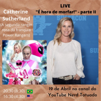 Recebemos a power ranger rosa Catherine Sutherland – Ntcast 123