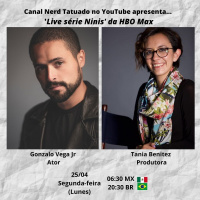 RECEBEMOS Gonzalo Vega Jr e Tania Benitez conversando sobre a Série Ninis da HBO Max – – NTCAST 124