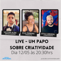 Ntcast 66: Criatividade – Átila Amaral, Eva Pereira e Victor Alen