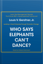 Who Says Elephants Cant Dance?