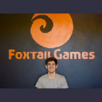 			 Justin Lennox, Foxtail Games Founder  Host Globalspeak President Frank Baia 			