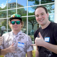 Gerald Venzl and Chris Thalinger at UnVoxxed Hawaii 2020