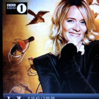 Edith Bowman reading one of my texts out and confusing me for a girl