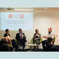 January 2018: IWA Debate: “Balancing technology and a tender touch: what should be the digital priorities for the Welsh NHS?”