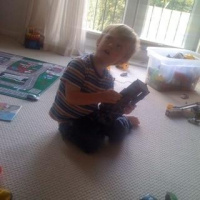 Playing cars with Jack