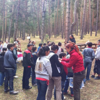 Zuğar Ormanında çocuklara kuş eğitimi