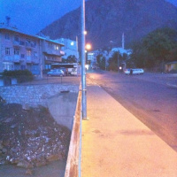 Tortum Çayının üzerindeki köprüden Uzunderede akşam ezanı #coruh #vadisi