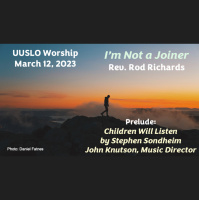 Im Not a Joiner - Audio