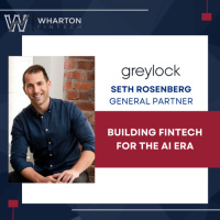 Greylock General Partner, Seth Rosenberg - Building Fintech for the AI Era