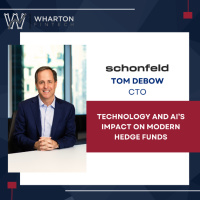 Schonfeld CTO, Tom DeBow - Technology and AIs Impact on Modern Hedge Funds