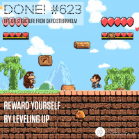 Reward yourself by leveling up