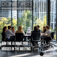 Ask the AI what you missed in the meeting