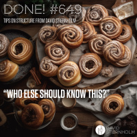 “Who else should know this?”