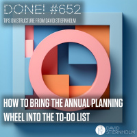 How to bring the annual planning wheel into the to-do list