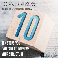 Ten steps you can take to improve your structure