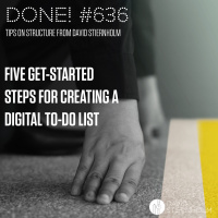 Five get-started steps for creating a digital to-do list