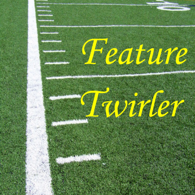 Baton Twirling With Feature Twirler - Halftime Is Showtime